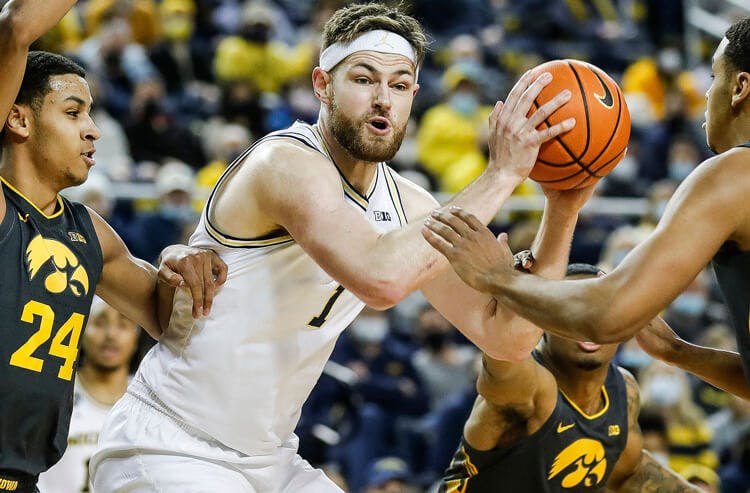 Hunter Dickinson Michigan Wolverines Big Ten Tournament