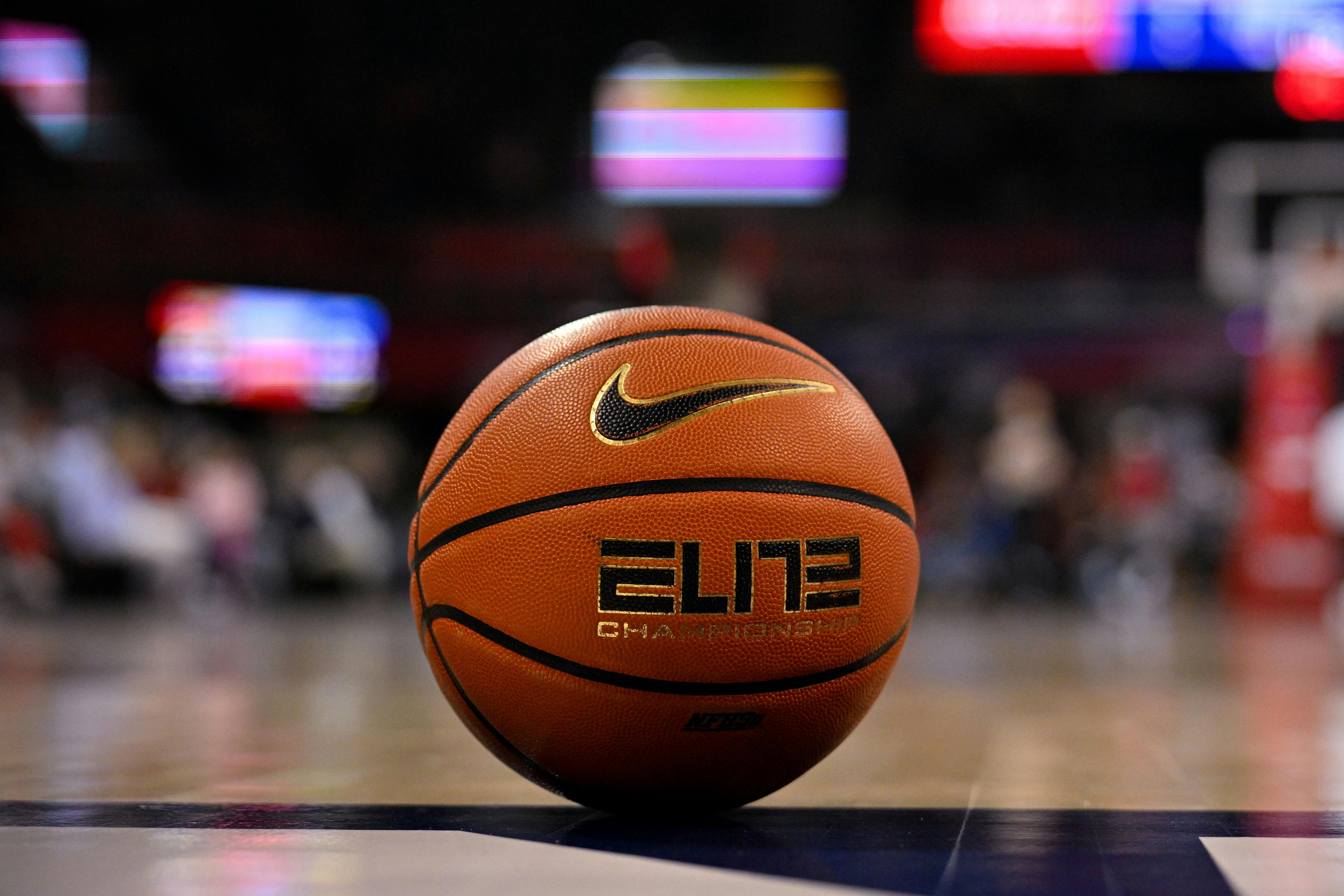 A view of a Nike basketball. Jerome Miron-Imagn Images