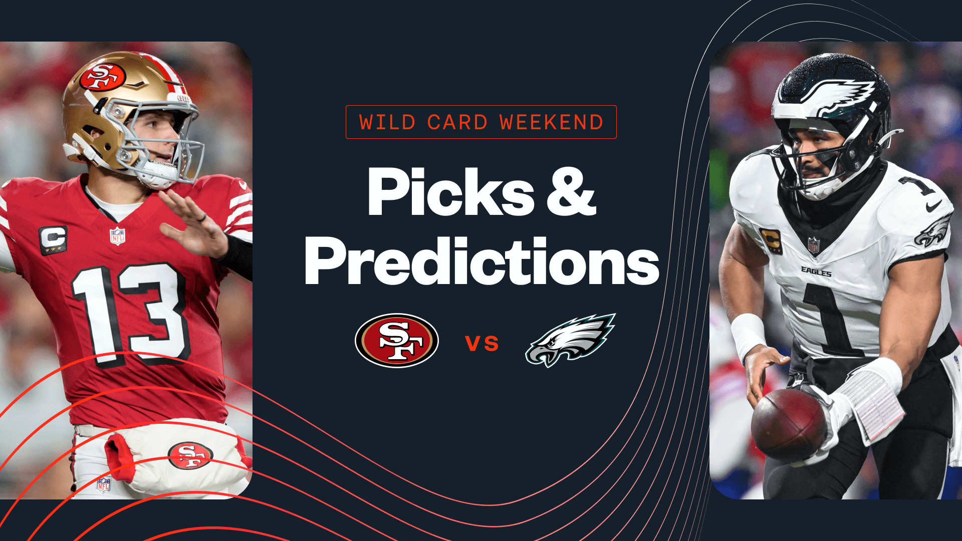 How To Bet - 49ers vs Eagles Predictions, Picks & Best Bets for Today's NFC Wild Card Game