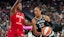 Aliyah Boston A'ja Wilson Indiana Fever Las Vegas Aces WNBA