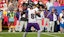 Baltimore Ravens quarterback Lamar Jackson (8) throws a pass.