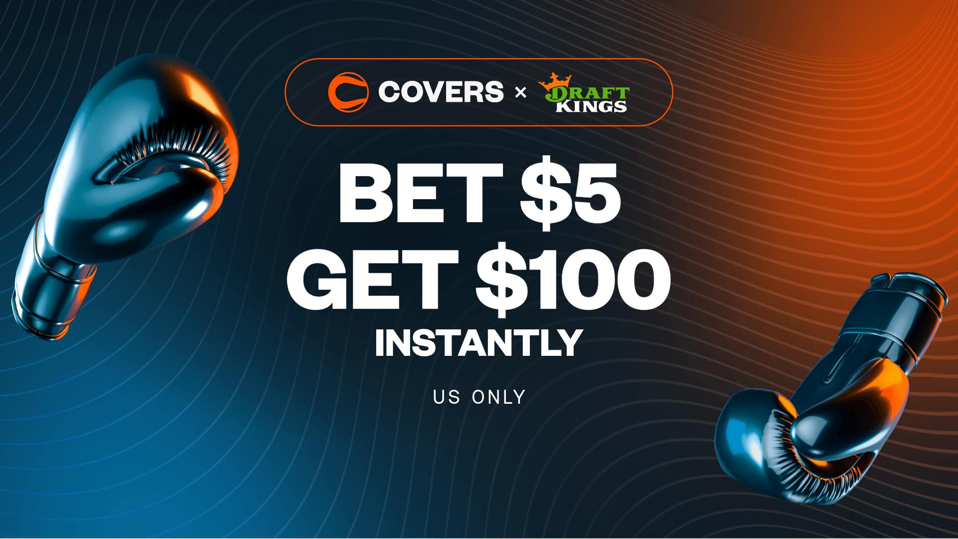 Bet $5, get $100 bonus bets without needing a DraftKings promo code.