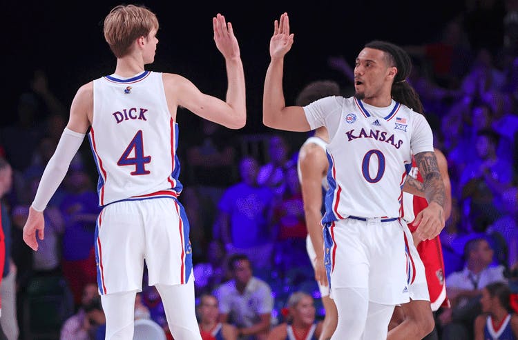 Gradey Dick Kansas Jayhawks Big 12 college basketball