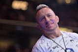 Georges St-Pierre during UFC 315 at Bell Centre. Eric Bolte-Imagn Images