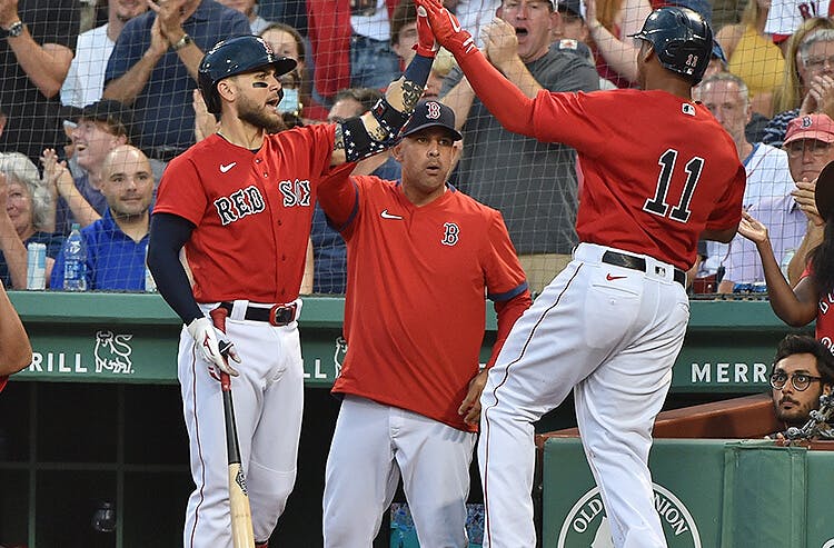 Michael Chavis Rafael Devers Alex Cora Boston Red Sox MLB