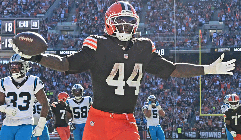 Harod fannin Jr. Cleveland Browns NFL