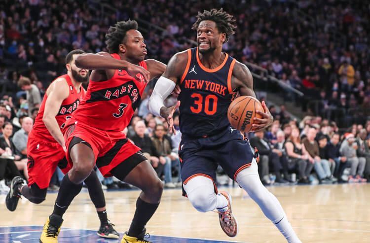 Knicks vs Raptors NBA Odds, Picks and Predictions Tonight