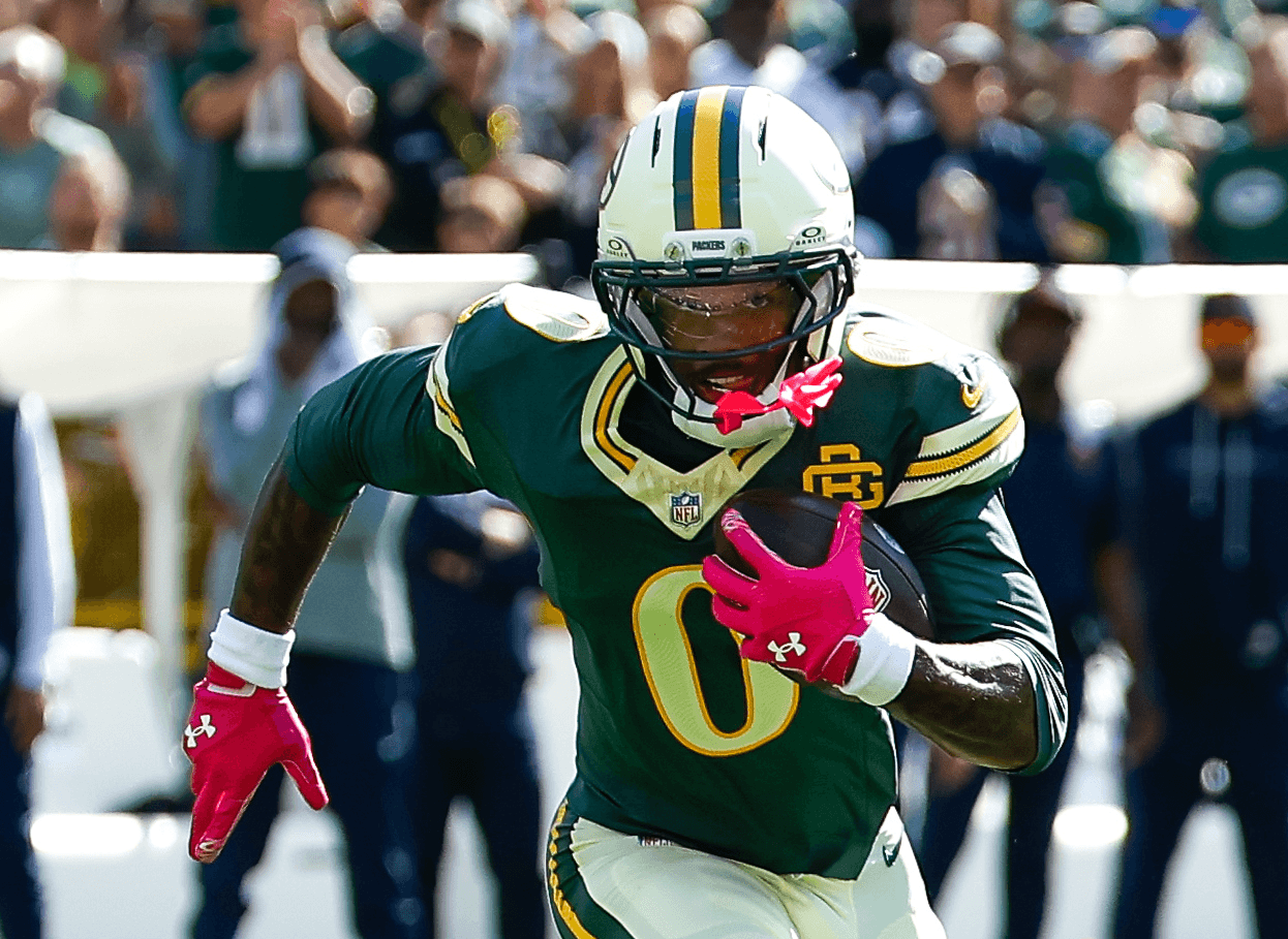 Matthew Golden of the Green Bay Packers NFL