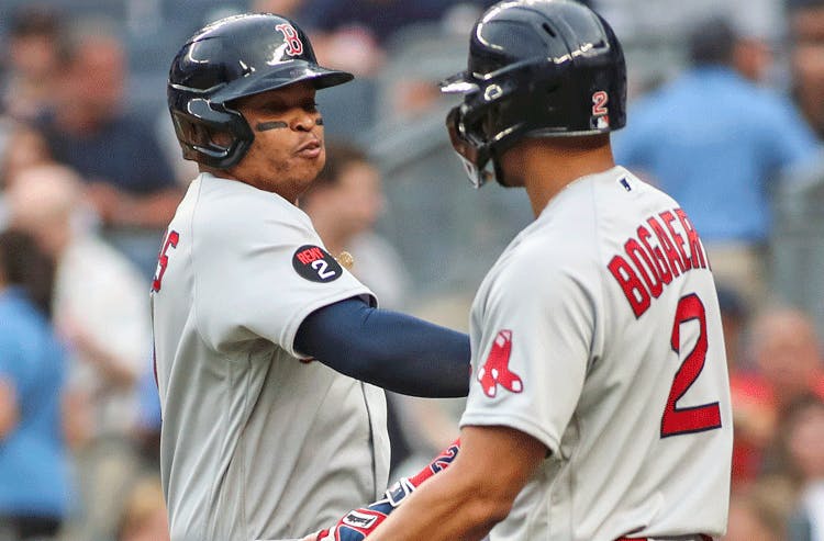 Rafael Devers Xander Bogaerts Boston Red Sox MLB