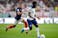 France forward Kylian Mbapp (10) chases down England forward Bukayo Saka