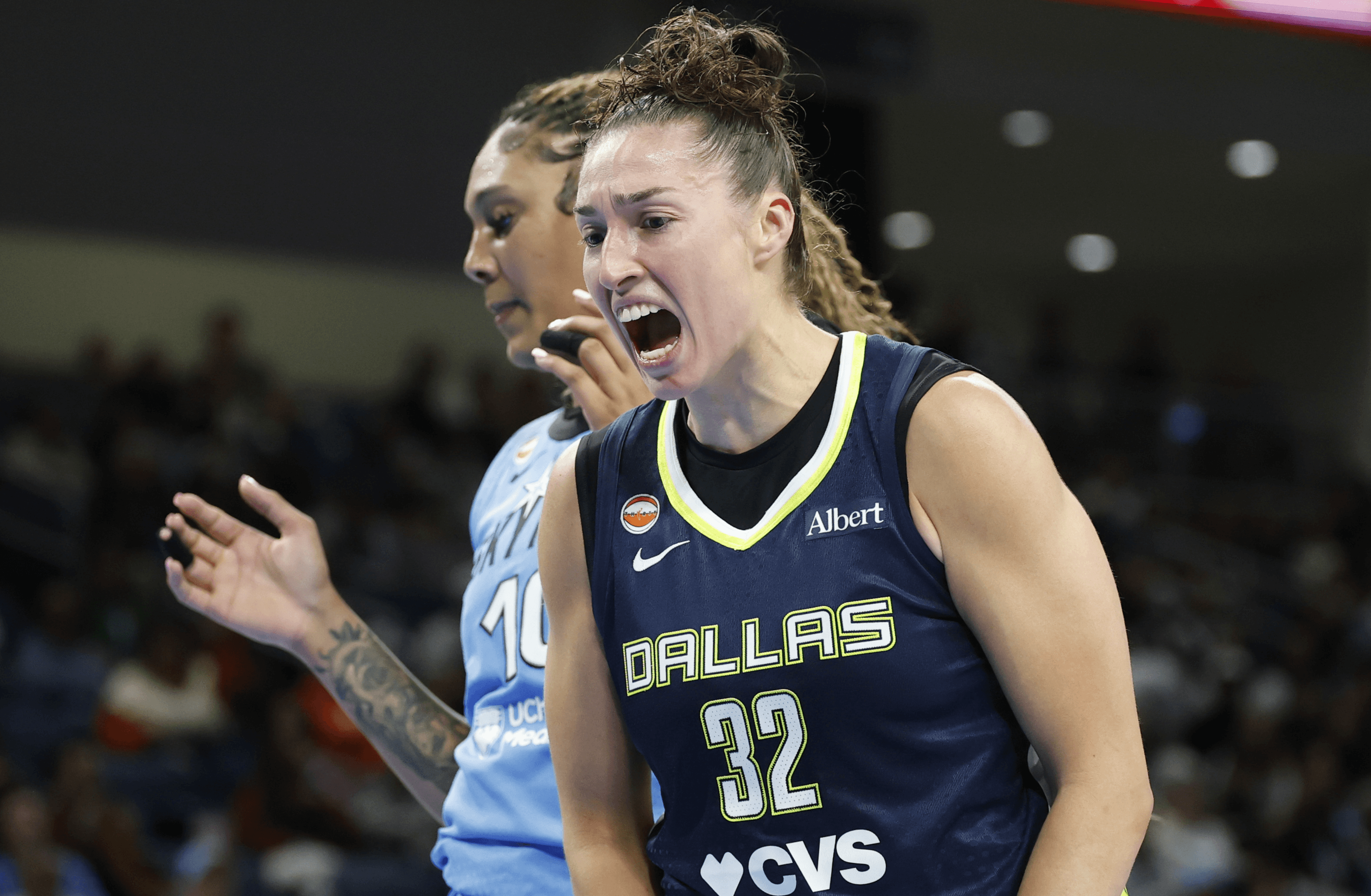 Jessica Shepard of the Dallas Wings WNBA