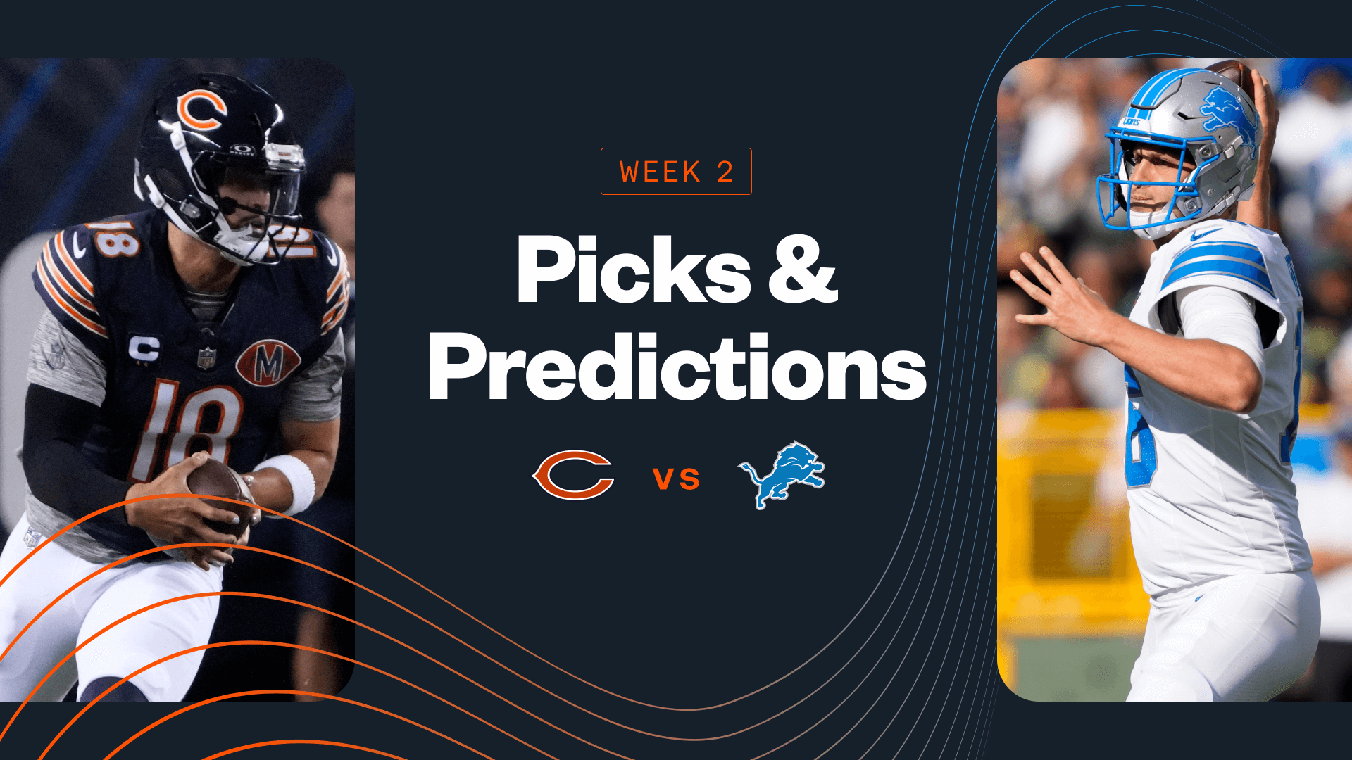 How To Bet - Bears vs Lions Predictions, Picks & Best Bets for NFL Week 2 Today