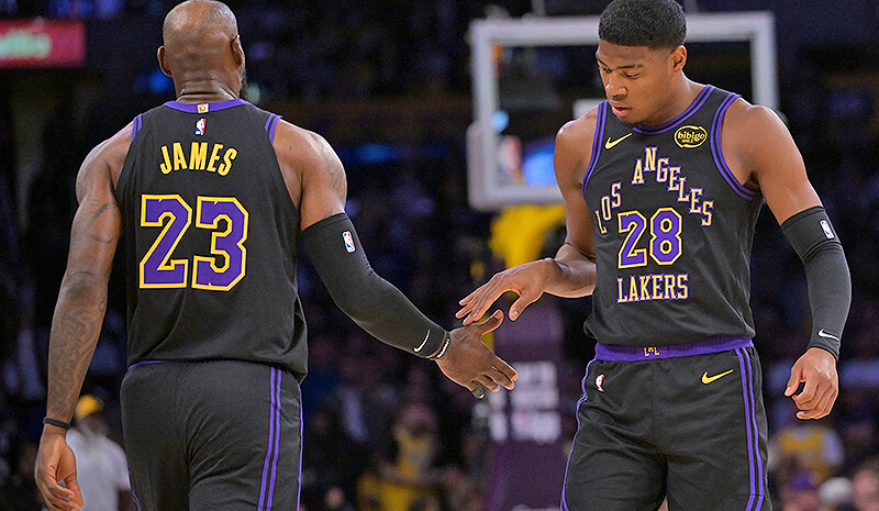 NBA Playoff Bracket LeBron James Rui Hachimura