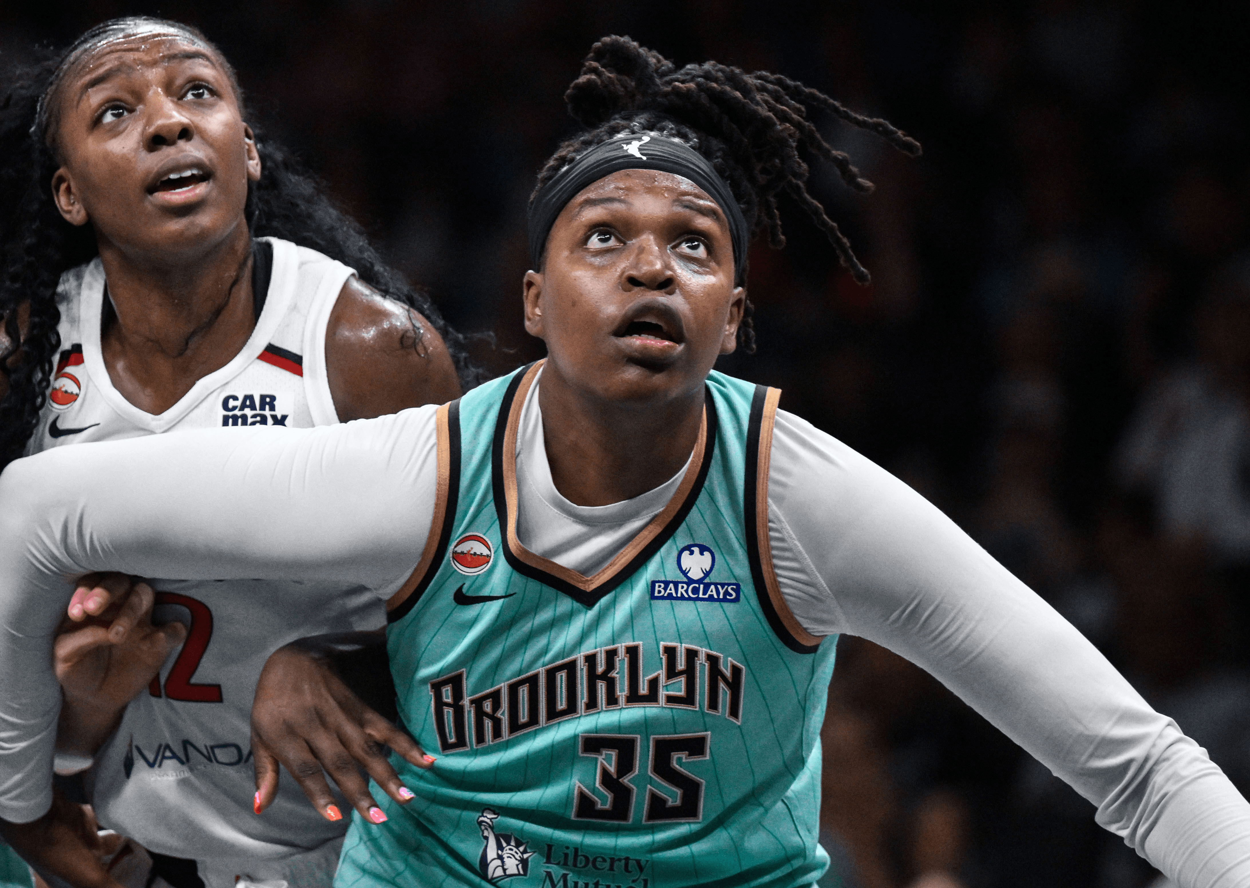 Jonquel Jones of the New York Liberty WNBA