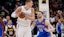 Denver Nuggets center Nikola Jokic (15) controls the ball as Oklahoma City Thunder center Isaiah Hartenstein (55).