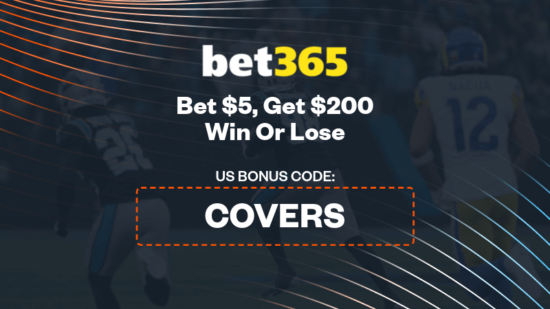 How To Bet - Bet365 Bonus Code COVERS: Claim $200 in Bonus Bets for NFL Wild Card Rams vs. Panthers