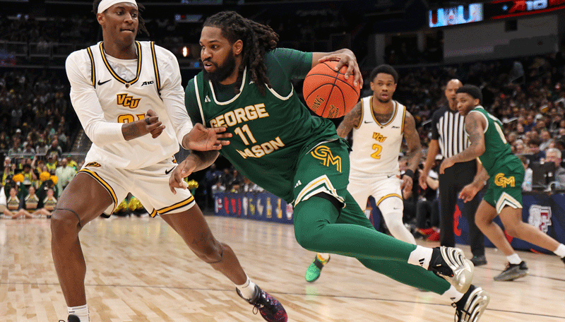 Jalen Haynes George Mason Patriots Atlantic 10 college basketball