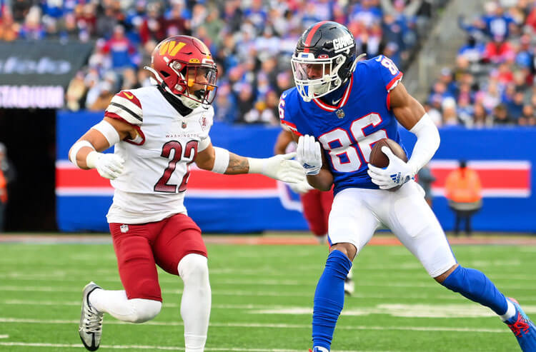 Jahan Dotson player props odds, tips and betting trends for Week 13, Commanders vs. Giants