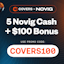 Claim 10% off up to $100 using Novig promo code COVERS100.