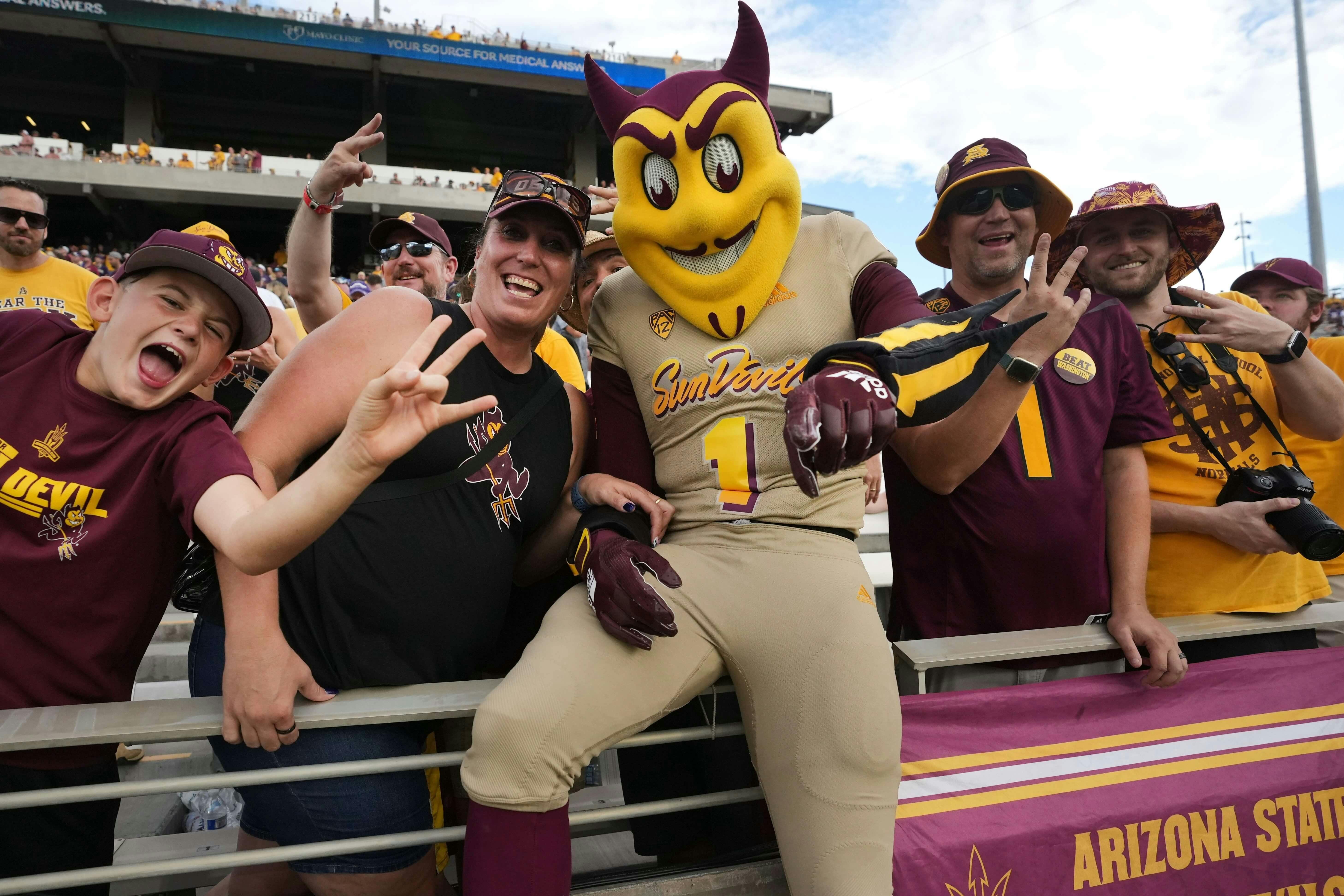 Arizona State Sun Devils mascot NCAAF