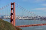 A general view of the Golden Gate Bridge and the skyline of downtown San Francisco. Kirby Lee-USA TODAY Sports