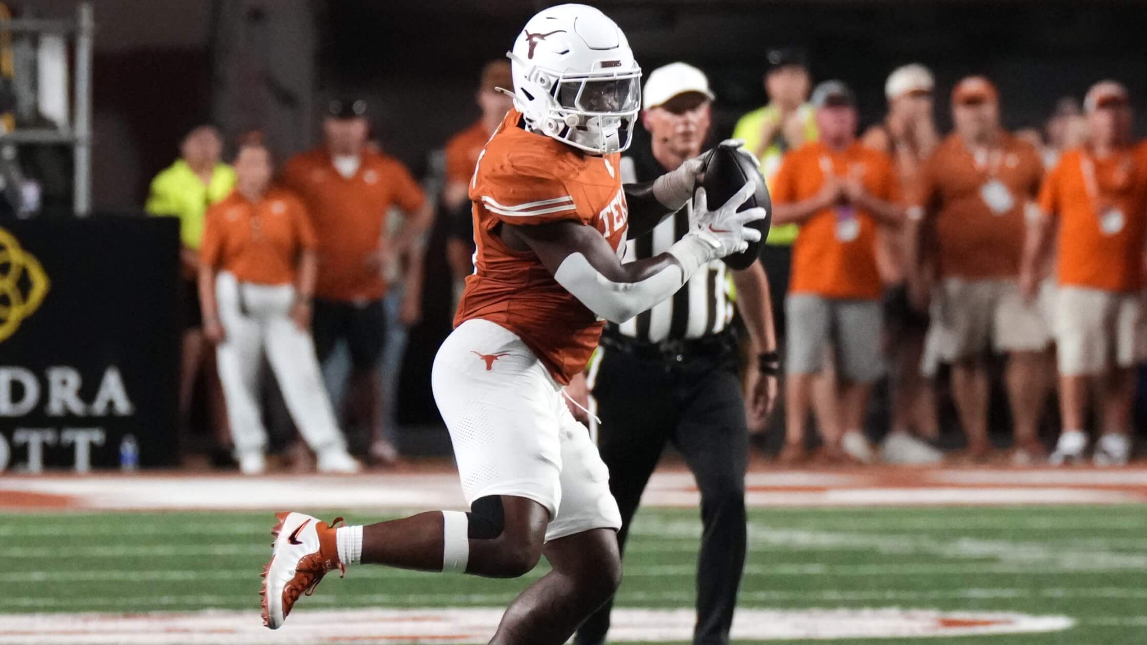 College football win totals Texas Longhorns Raleek Brown