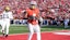 Ohio State wide receiver Jeremiah Smith makes a catch.