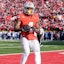 Ohio State wide receiver Jeremiah Smith makes a catch.