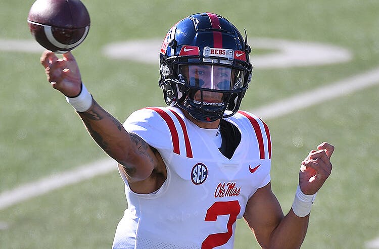 Ole Miss Rebels Matt Corral Outback Bowl