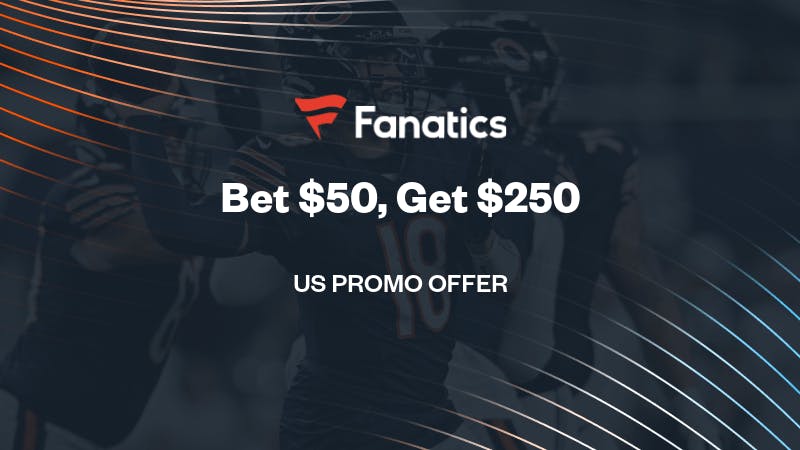 Fanatics Sportsbook Promo for Vikings vs Bears