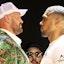 Anthony Joshua and Tyson Fury face off.