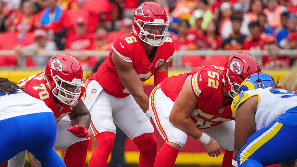 Kansas City Chiefs quarterback Justin Fields NFL