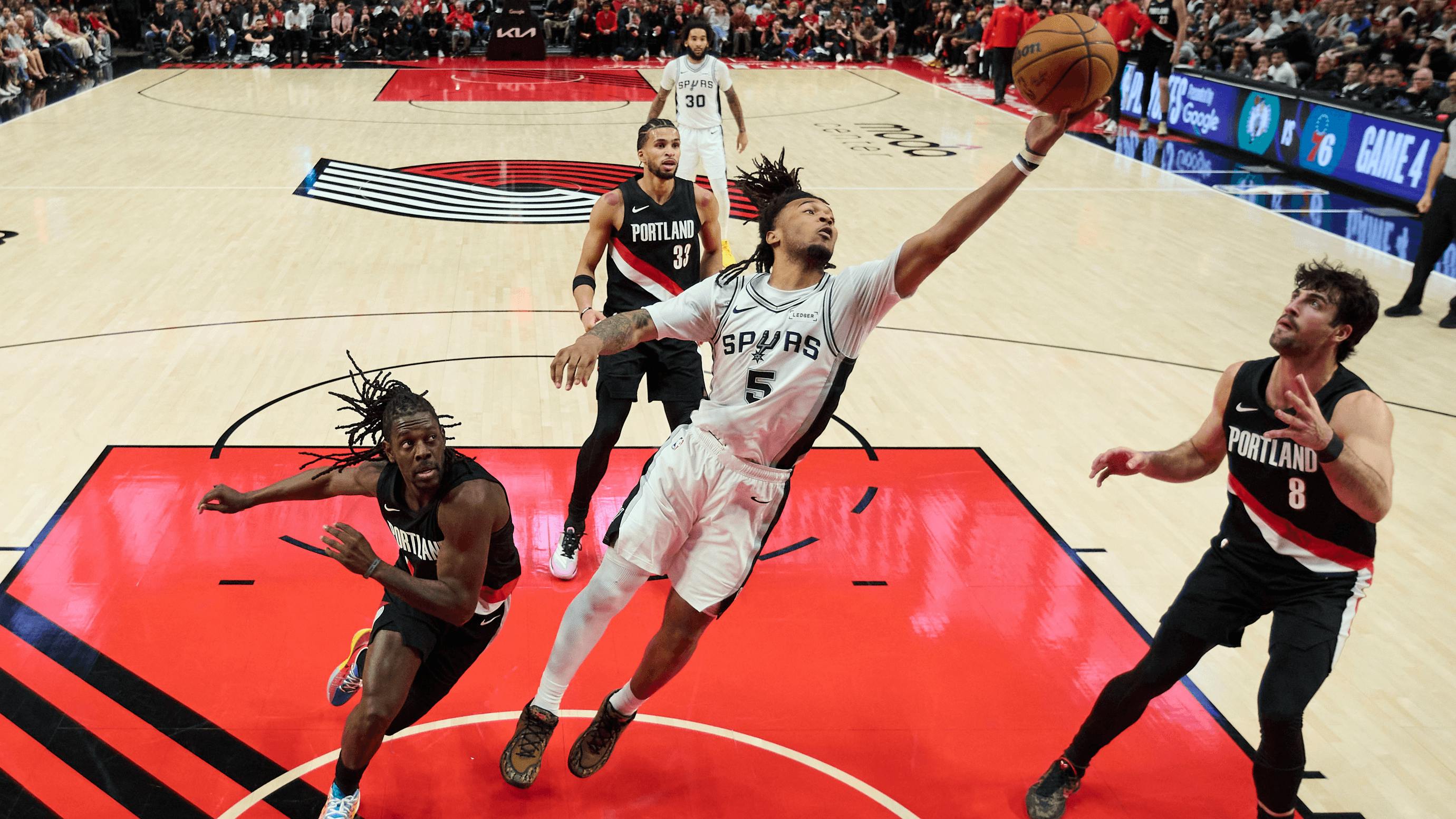 Trail Blazers vs Spurs Same-Game Parlay for Tuesday's NBA Playoffs Game 5 