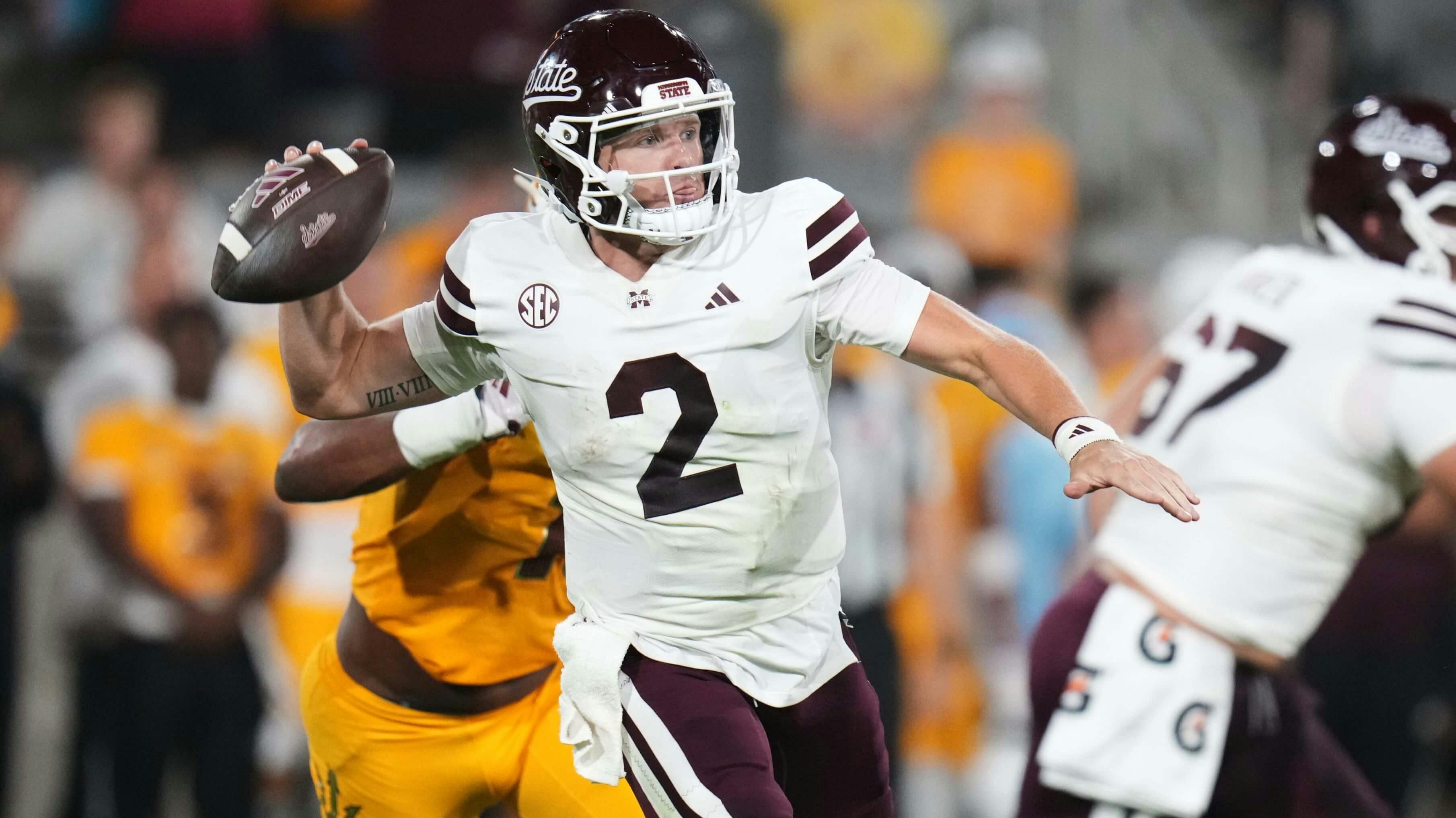 Blake Shapen Mississippi State Bulldogs NCAAF