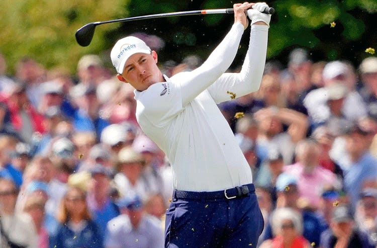 U.S. Open golf tournament champion Matt Fitzpatrick.