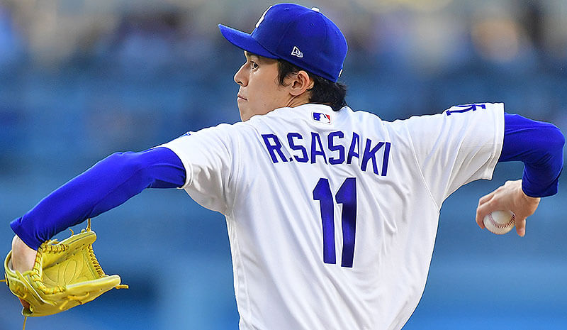 Roki Sasaki Los Angeles Dodgers MLB