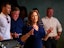 State Senator Rosilicie Ochoa Bogh speaks during a volunteer event before a day of action for local Republican candidates at BabaLoo Lounge in Palm Desert, Calif. in October 2024.