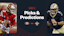 Promo image for 49ers vs. Saints, including Brock Purdy and Spencer Rattler.