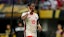 Canada forward Jonathan David (10) celebrates scoring a penalty goal.