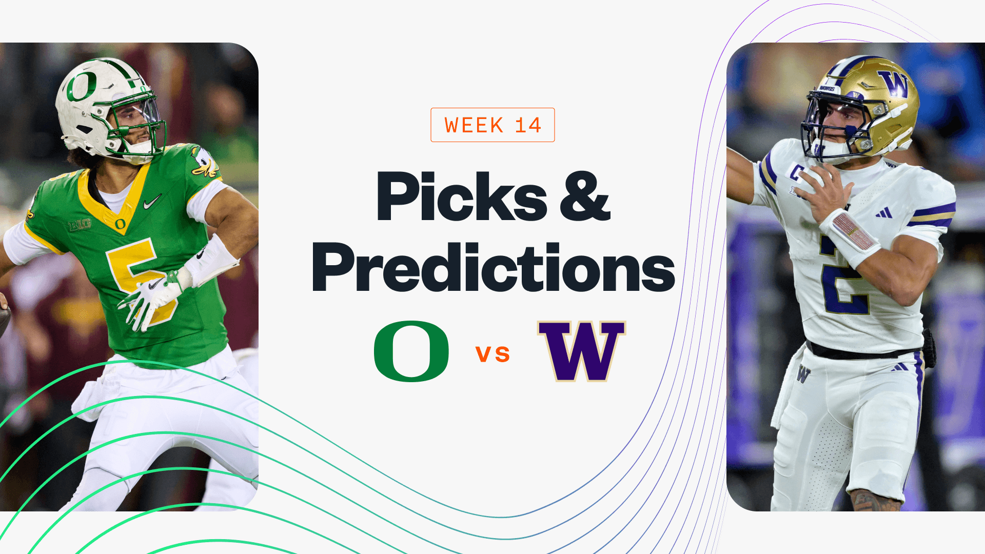 Oregon vs Washington Prediction, Picks & Odds for Today — College Football Week 14