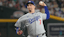 Los Angeles Dodgers pitcher Blake Snell (7) throws against the Arizona Diamondbacks in the first inning at Chase Field.
