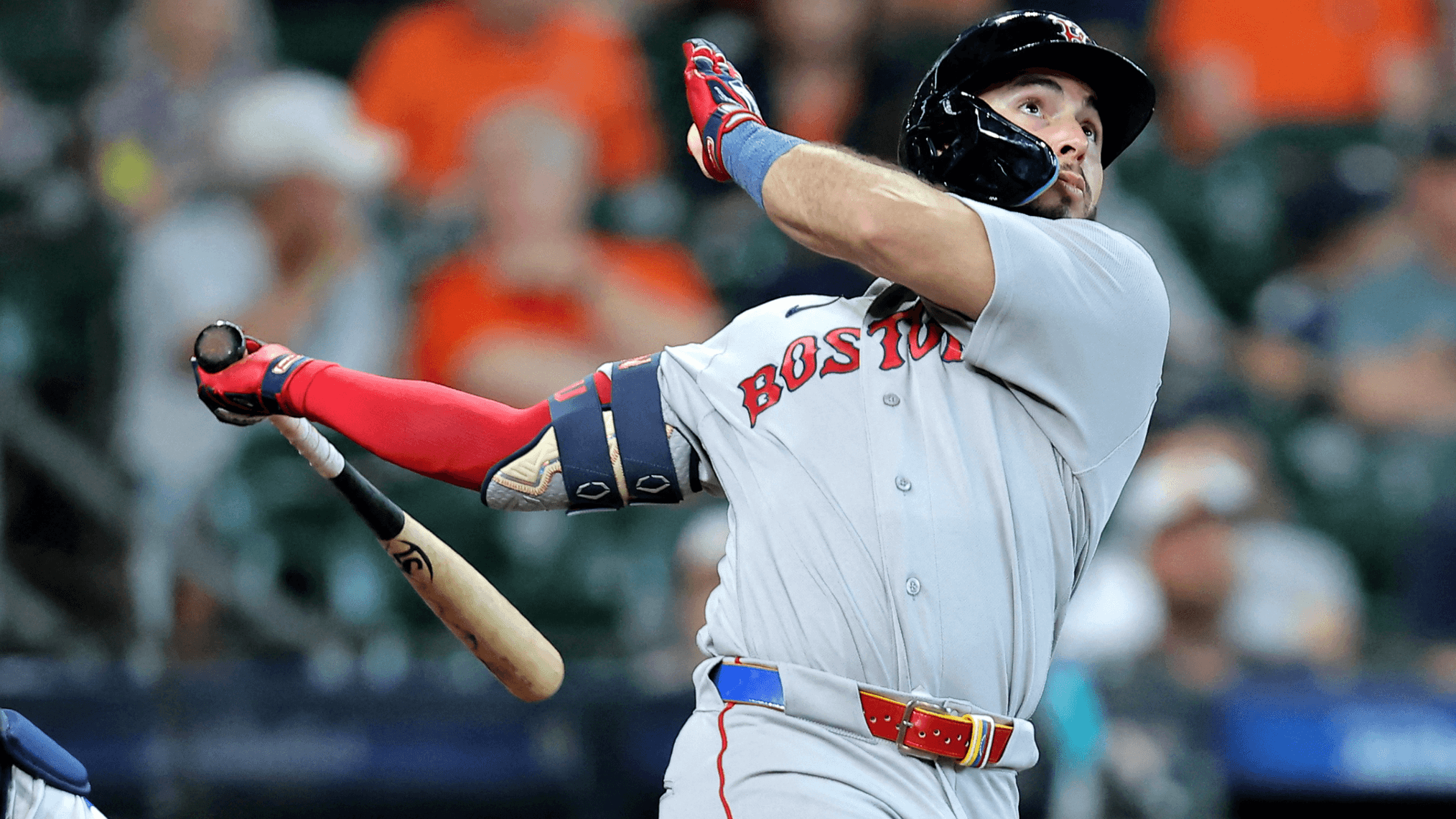  Boston Red Sox MLB baseball Wilyer Abreu hits a home run
