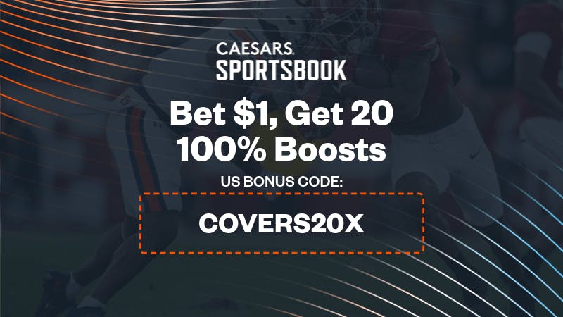 Caesars Sportsbook Promo Code COVERS20X Doubles Your Winnings for Alabama vs. Missouri