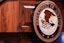 The Department of Justice logo on a podium at the Louisville, Kentucky office. July 1, 2025 Matt Stone/Courier Journal / USA TODAY NETWORK via Imagn Images
