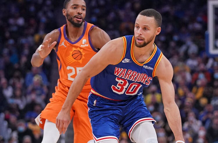 Mikal Bridges Steph Curry NBA