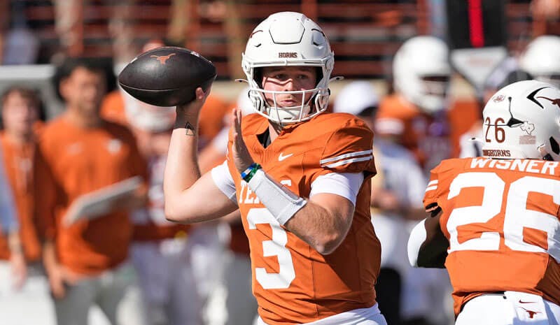 Quinn Ewers Texas Longhorns NCAAF