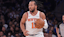New York Knicks guard Jalen Brunson (11) dribbles up court during the second half against the Charlotte Hornets at Madison Square Garden.