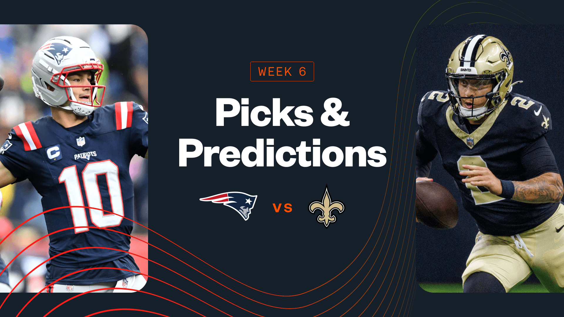 Patriots vs Saints Predictions, Picks & Best Bets for Today's NFL Week 6 Game