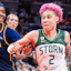 Natisha Hiedeman de la WNBA Seattle Storm