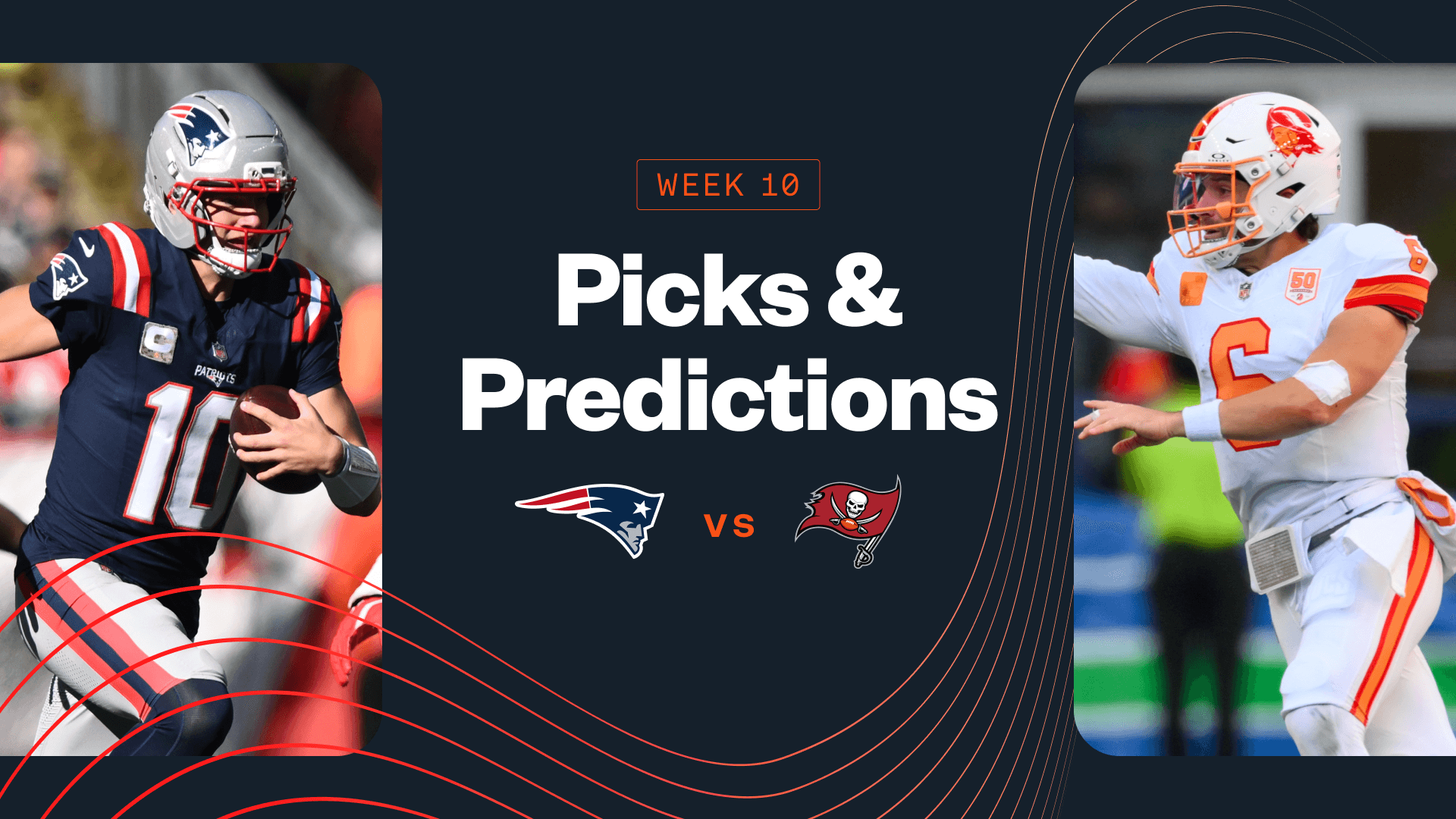 Patriots vs Buccaneers Predictions, Picks & Best Bets for Today's NFL Week 10 Game